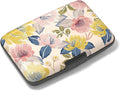 Rimilak Aluminuml Credit Card Holder,Colorful Flower | Mini Credit Card Wallet RFID Blocking Slim Metal Hard Case for Women Men by Rimilak