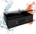 YIYITOOLS Fireproof Lock Box with Key and Combination Lock, Fire Safe Document Box, Portable Fireproof Waterproof Safe for Home,Office,Travel, Secure Storage for Documents,Jewelry,Passport,Cash by YIYITOOLS