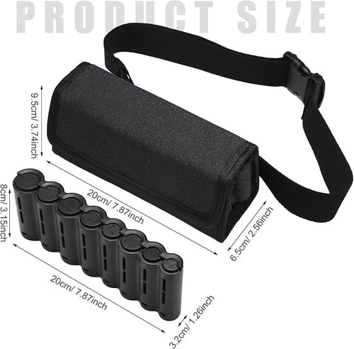 1 Set Euro Coin Holders Fanny Pack with Banknote Dispenser, Waiter's Purse, Coin Sorter, Organizer, Storage Bag with Belt for Waitress, Server, Collector, Cashier, Change, Black - Image 2