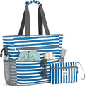 G4Free Beach Bag, Waterproof Sandproof Beach Tote Bag, Large Capacity Foldable for Women by G4Free