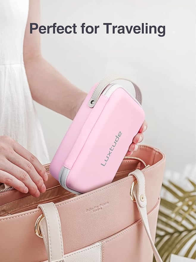 Tech Organizer Travel Case, Portable Electronics Organizer | Hard Shell Zipper Case for Charging Cables, Power Banks and Other Travel Essentials (External Size 8.5 x 5.9 x 2.5 Inch) - Image 6
