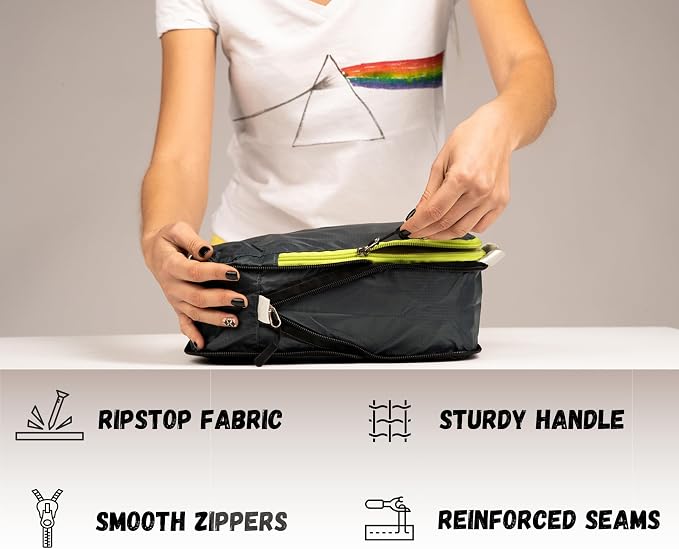 Compression Packing Cubes Set, Suitcase and Backpack Travel Organizer Bags | Ultralight and breatheable material - Image 4