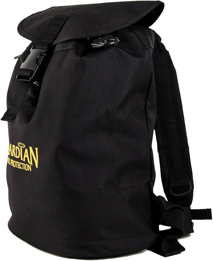 Guardian Fall Protection 00768 Ultra Sack Small Black Canvas Duffel Back Pack by Guardian