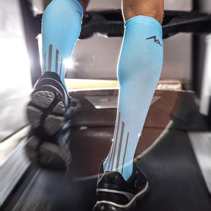 NEWZILL Medical Compression Socks for Women & Men, 20-30 mmHg Knee-High Support for Circulation, All-Day Comfort for Work Travel Running Cycling and Fitness - Image 5