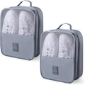 Windyun 2 Pcs Shoe Bags for Travel Holds 3 Pair of Shoes Travel Shoe Bag for Packing Portable Shoe Cubes for Travel and Daily Use(Gray) by Windyun