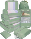 BAGAIL 6 Set/8 Set/10 Set Packing Cubes Various Sizes Packing Organizer for Travel Accessories Luggage Carry On Suitcase by BAGAIL