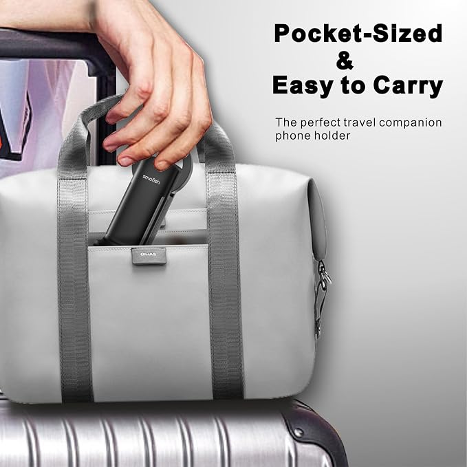 smofish Airplane Phone Holder Travel Essentials,Travel Phone Holder,for MagSafe Airplane, Magnetic Handsfree Airplane for iPhone 16 15 14 13 12 Stand Accessories for Travel and Business - Image 7