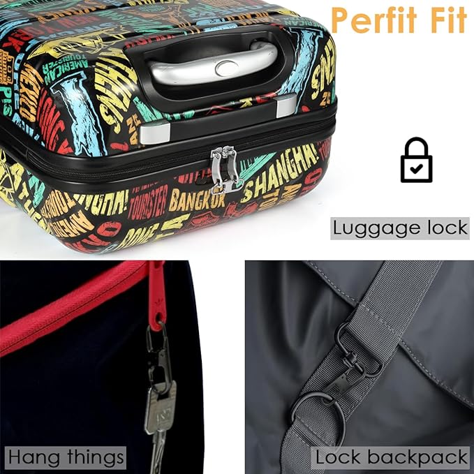 Anti Theft Zipper Lock Backpack Zipper Lock Keep The Zipper Closed, Quick Disconnect Clip Key Holder Add-on Accessory 8PCS 2Sizes (Black/Silver) - Image 2