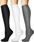 Sooverki Compression Socks for Women and Men Circulation (3/4 Pairs) is Best Support for Running Athletic Cycling Hiking by Sooverki