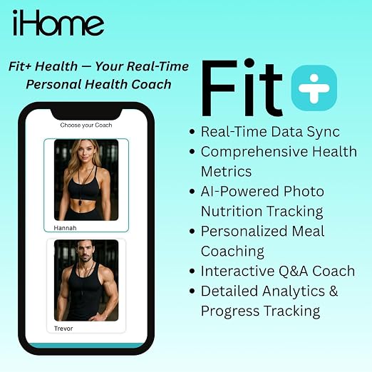 iHome Digital Scale, Bathroom Scale, Batteries Included, Scale Body Weight, Weight Scale, Digital Scale, Bathroom Scales for Weight, Digital Scales for Body Weight (White) - Image 2