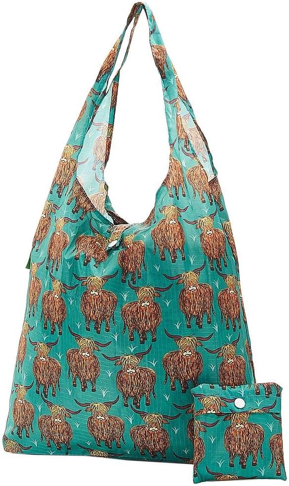 ECO CHIC Foldable Reusable Grocery Bags - Lightweight, Recycled & Reusable Shopping Bag - Waterproof Packable Tote - Image 6