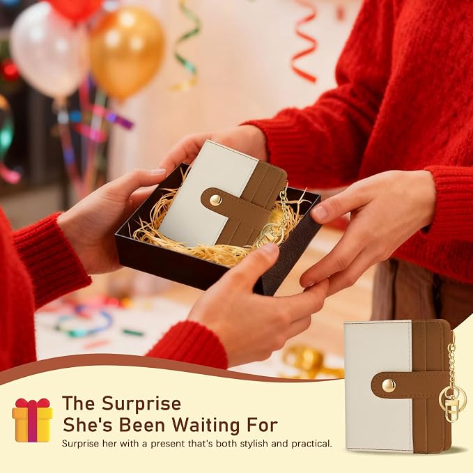 Jogjam Small Ladies Wallet, Rfid Slim Thin Compact Women Credit Card Holder | PU Leather Bifold Cash Zipper Coin Pocket ID Window, for Female Ladies Teen Girls Girly Gifts - Image 7