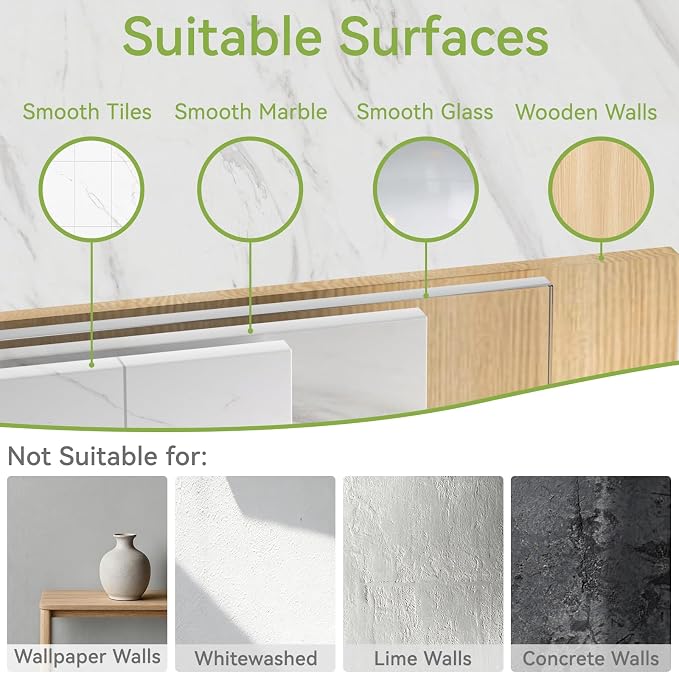 Shower Shelf Corner, Adhesive Shower Caddy Rustproof, Shower Shelves Corner with Soap Holder, No Drilling Shower Corner Organizer for Dorm, Renters Bathroom, Silver, 3 Pack - Image 8
