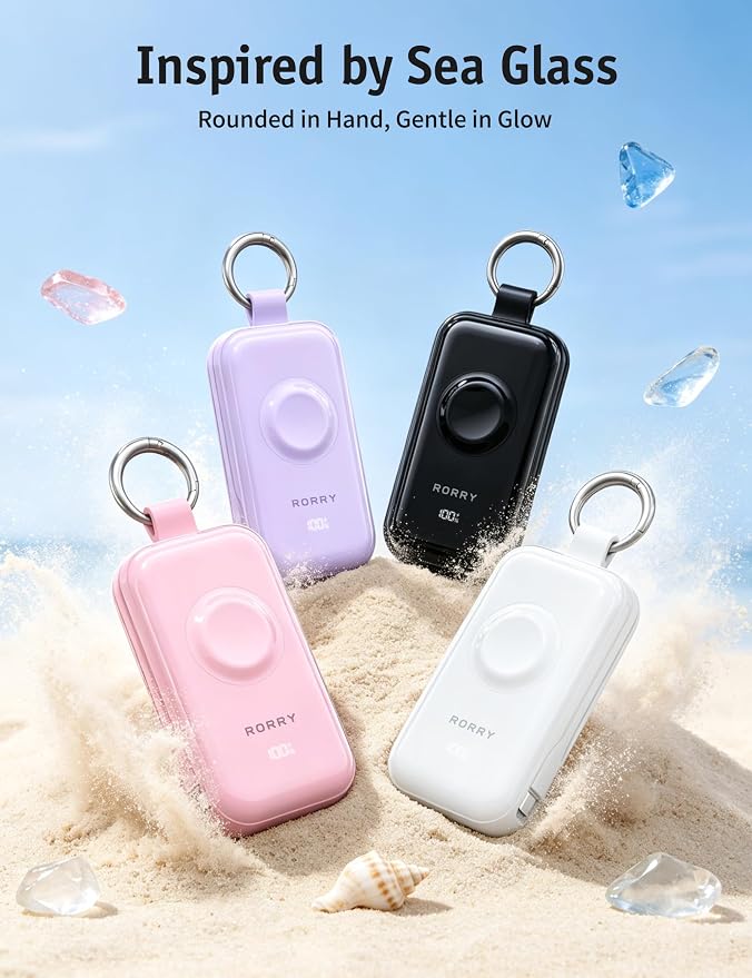 RORRY CharmGo Pro 45W Portable Charger Power Bank 10000mAh Battery Pack | Fast Charging, Built-in Cables, 3-in-1 Keychain Design, for iPhone, Apple Watch, iPad, MacBook, Travel Essential, Pocket Size - Image 9