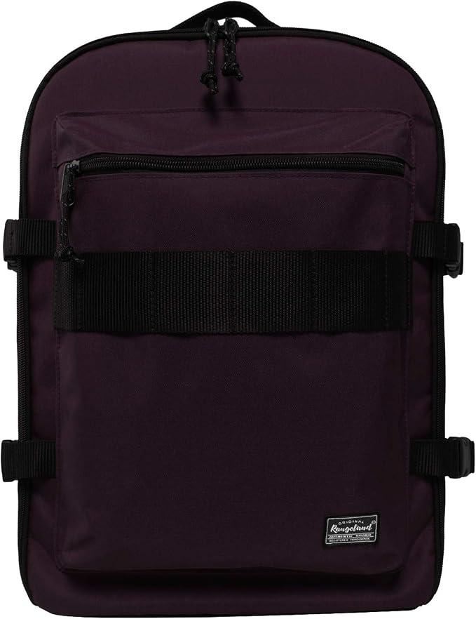 Lightweight Travel Backpack Hiking Daypack Laptop Bookbag, 17L Carry-on Personal Item Weekender Overnight Bag Unisex, Eggplant by Rangeland