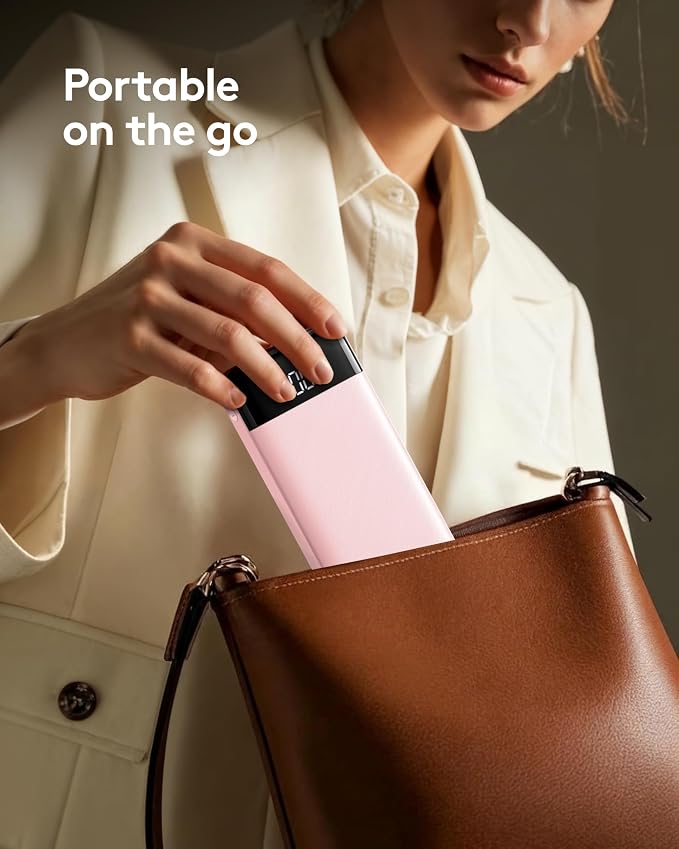 Orfeika Fast Charging Portable Charger Power Bank with Built-in 4 Cables | 10000mAh|Ultra-Slim&Light|Flight-Safe|Power 6 Devices at Once|22.5W|Battery Pack For iPhone,Samsung,Google|Travel Essentials - Image 8