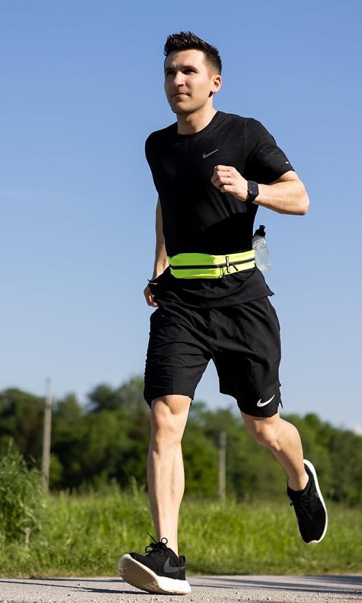 Fitgriff® Running Belt for Men & Women - Secure Jogging Pouch for Phone, Keys & Essentials - For All Cell Phones - Image 3