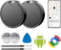 Air Tags for Android,Air Tags-2 Pack Android,Air Tracker Tags,2 Year Battery Life,Google Find Trackers for Google'S Find Hub App,IP65 Waterproof Luggage Tracker Tags for Keys by Vodyfu365-DayReturnGuarant