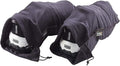 Lewis N. Clark Nylon Drawstring Shoe Bags, 2 Pairs of Durable Travel Shoe Bag for Packing in Suitcase, Washable Cover for Men and Women Shoes, Black/Charcoal, 2 Pairs by LewisNClark