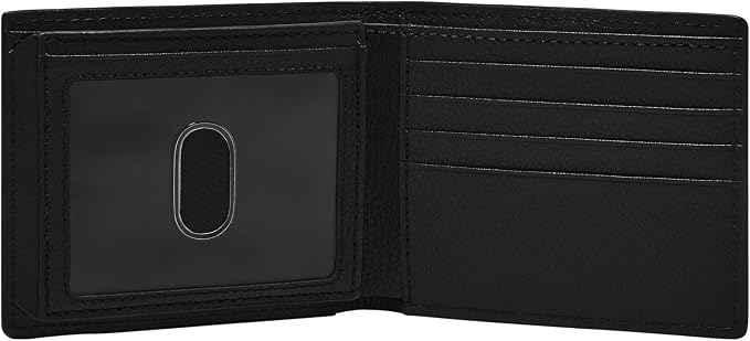 Fossil Carson Leather Bifold Wallet for Men with Flip ID - Image 2