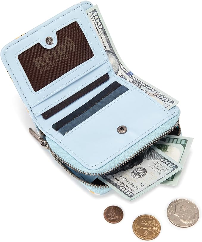 Montana West Small Wristlet for Women Female Ladies Wallet with Rfid Blocking Lining Minimalist Lightweight & Easy to Carry - Image 2