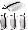 Shoe Travel Bags for Luggage, 4 Pack Waterproof Portable Travel Shoe Bags with Zipper and Handle for Organizer, Reusable Shoes Bag for Gym for Men Women by Unknown