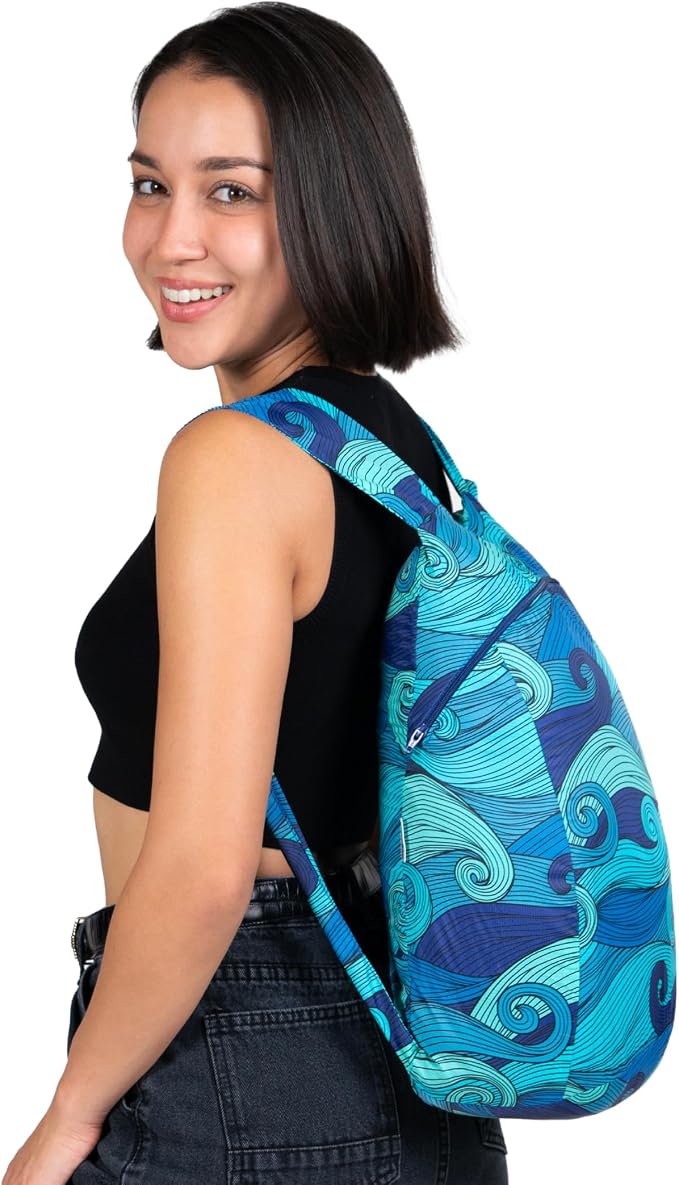 Nanobag Daypack 16L Ultralight Packable Foldable Travel Backpack for Hiking | 1.15 oz Portable Collapsible Pocket-Size with YKK Zipper and Wide Comfortable Shoulder Straps for Everyday Use and Sports - Image 2