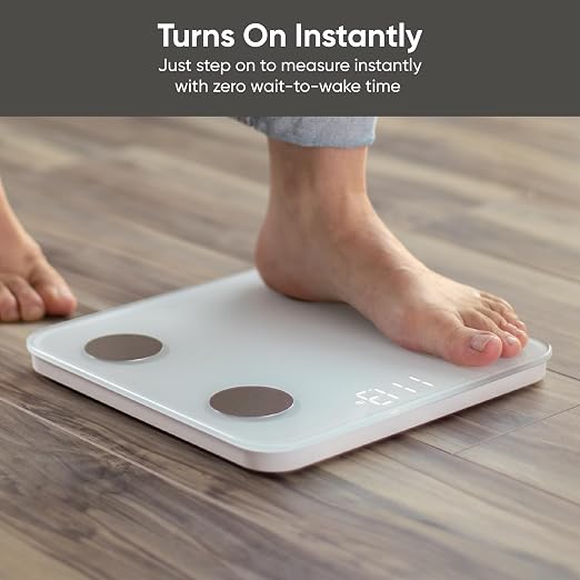 Wyze Scale S Smart Scale for Body Weight & Fat, Bluetooth, 400 lb, White | Tracks 12 metrics, Baby/Pet Mode, Sync with Fitness Apps, Heart Rate Tracking, Smart User Recognition, Unlimited Sharing - Image 7
