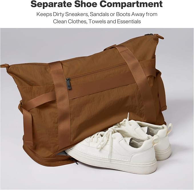 mixi Travel Tote Bag for Women Large Expandable Travel Bag Waterproof Lightweight Carry On Personal Item Handbag - Image 5