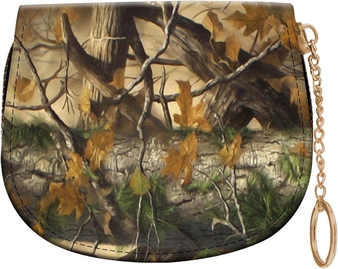 Women's Slim RFID Wallet – Compact Leather Card Holder Wallet for Women, 9 Card Slots RFID Blocking Credit Card Organizer, Small Travel Wallet - Forest Camouflage by Unknown