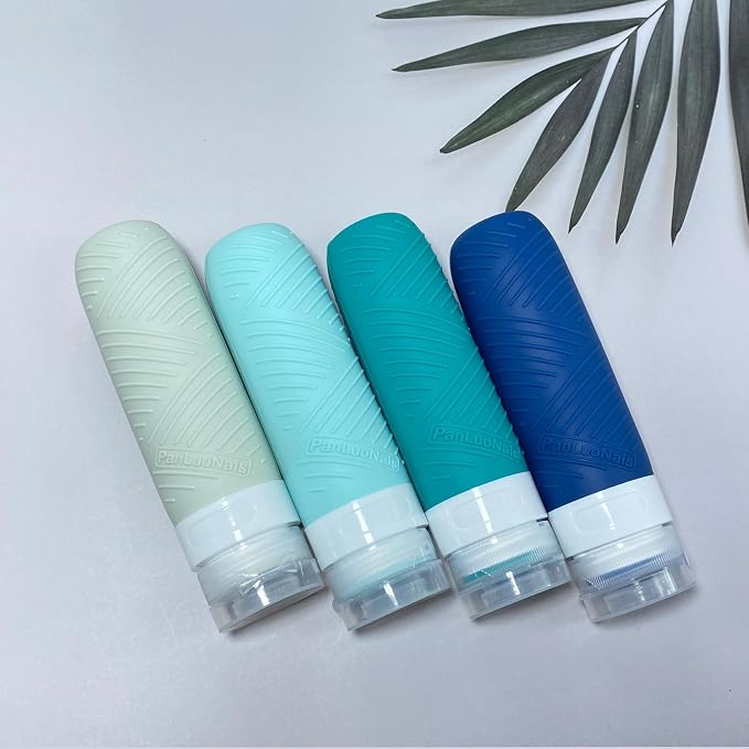 Travel Bottles for Toiletries, Silicone TSA Approved Bottles, Leakproof Shampoo & Toiletry Containers for Airplane, Vacation & Business Trips - Image 5