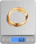 Small Digital Food Scale Ounce/OZ and Gram Scale, Kitchen Scale 3000g/0.1g High Precision for Baking, Soap Making, Jewelry, Includes 2 Trays and Batteries, 9 Units, Tare Function, Easy to Store by YONCON