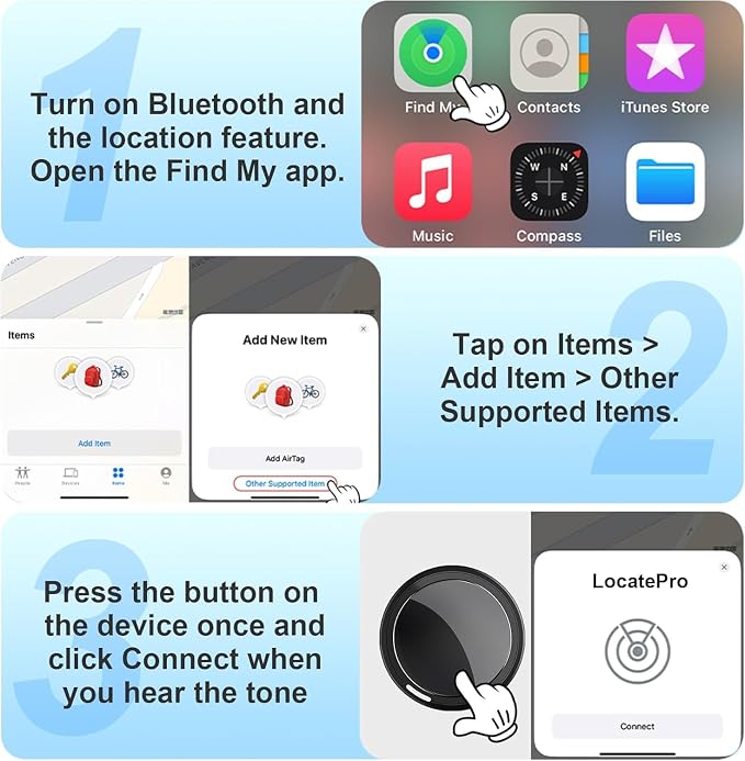 Mini GPS Tracker for Vehicles, Tracking Device for Vehicles No Subscription(iOS ONLY), Real Time Portable Real Time Magnetic GPS Tracking Device Hidden No Monthly Fee for Car, Truck, Moto (Black) - Image 6