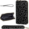 Wallet,Leather Long Wallet Suitable For Ladies And Teenagers - Detachable Wristband + RFID Travel Wallet With Card Slot - Leopard Print by Unknown