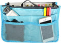 Bag Organizer Purse Insert Handbag Organizer Travel Bag, Blue by Wrapables