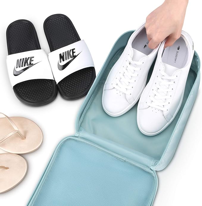 Mossio Shoe Bag Holds 3 Pair of Shoes for Travel and Daily Use Storage Pouch - Image 5
