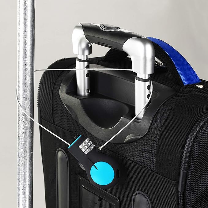 Lewis N. Clark Cable Luggage Lock | TSA Approved | Travel Or Bike Lock | Set Your Own Combination | 30-inch Retractable Steel Cable - Image 5