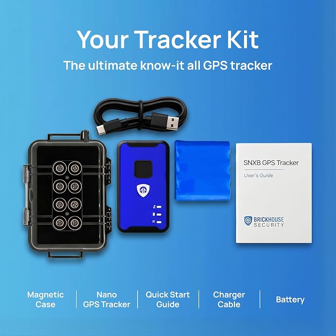 Brickhouse Security Spark Nano GPS Tracker for Vehicles, 140 Day Battery | Subscription Required, GPS Tracker, Real Time Tracking, Geofencing, Speed Alerts, Waterproof, Magnetic Case, Car Tracker - Image 6