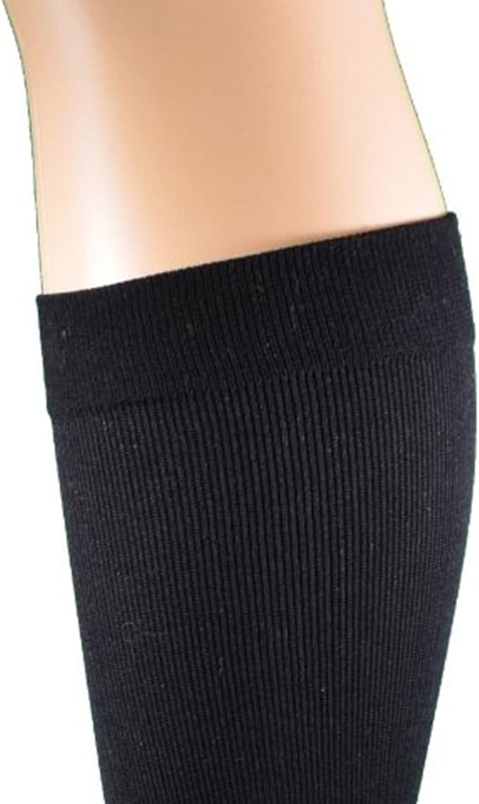 2 Pairs Dr. Motion Compression Knee-Hi Women's Socks Black Size 9-11 - Image 5