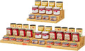 3-Tier Extra-Long Expandable Bamboo Can Rack for Pantry, Holds 45 Cans | Adjustable Pantry Can Organizer, Large Capacity Holds up to 45 Cans, Pantry Shelf & Countertop Storage (Patent Pending) by NuoyuanShen