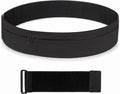 Wide Running Belt For Runners & Travelers - Adjustable Magic Tape with Extender Strap, Fits Most Sizes Without Bouncing, Holds Phone & Essentials for Workout (Black) by MORELKE