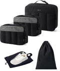 BAGSMART Compression Packing Cubes for Travel, 6/5/4set Lightweight Packing Organizers, Summer Travel Essentials Suitcase Organizer Bags Set by BAGSMART