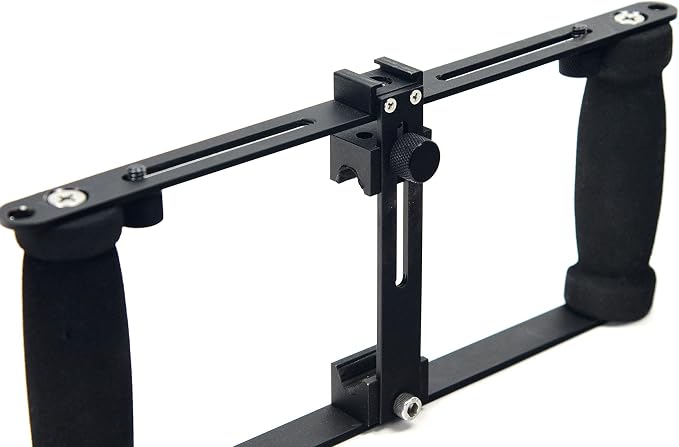 Glide Gear DM100 All Metal Professional Smartphone iPhone Mount Video Teleprompter Adapter Holder Shooter Camera Rig Phone Video-Maker Film-Maker Videographer for All Smartphones - Image 4