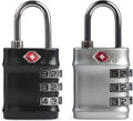 Luggage Locks TSA Approved, Small Padlock Combination for Travel Essentials, TSA Locks for Luggage, Gym Locker, Suitcase, Zipper, Gun Case, Candados para Locker, Outdoor Fence, Shed by SpecializeinCombinationLock