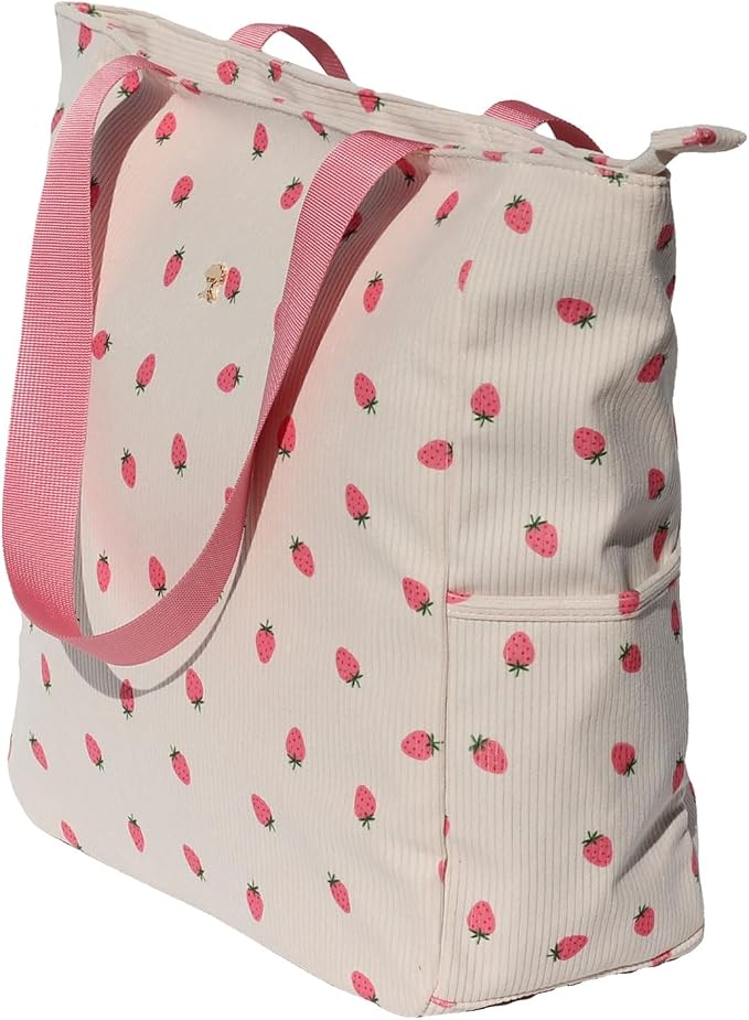 ESVAN Original Floral Water Resistant Large Tote Bag Shoulder Bag for Gym Beach Travel Daily Bags Upgraded - Image 4