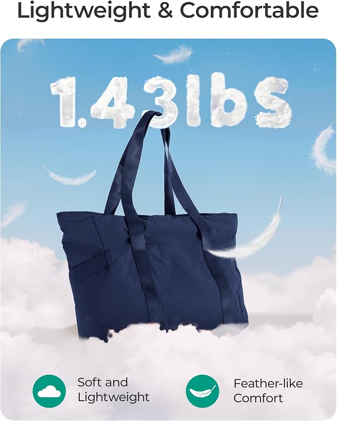 BAGSMART Tote Bag for Women, Tote Bag with Zipper Work Tote with Compartments Nurse Shoulder Hanbag for Travel, Gym - Image 7
