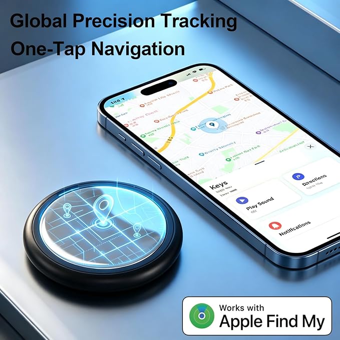 GPS Tracker for Vehicles No Subscription for iOS Only - 2 Pack | Undetectable Car Tracker, Precise Location Bluetooth Tag Compatible with Apple Find My for Key Luggage Kid Pet - Image 5