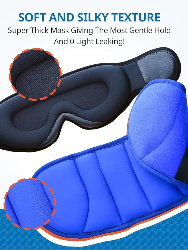 SARISUN Travel Pillow for Airplanes Sleep, Seat Strap for Stable Support | Airplane Pillow Head Strap with 3D Eye Mask, Stop Bobblehead, 360° Headrest Support for Long Flight Road Trip, Yellow - Image 5