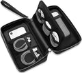 Fireproof Electronics Organizer Travel Case, Black | Water Resistant Tech Accessories Pouch, Explosion-proof Cord Storage Bag, Fireproof Zipper for Phone, Power Bank, Cables, USB by JHSafer