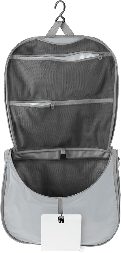 Sea to Summit Large Hanging Toiletry Bag, Travel Organizer, Highrise Grey | Ultralight hanging toiletry bag with multiple compartments organizes makeup and toiletries for travel and outdoor adventures by Unknown